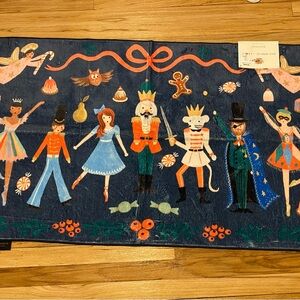 Rifle Paper Co. Christmas nutcracker rug